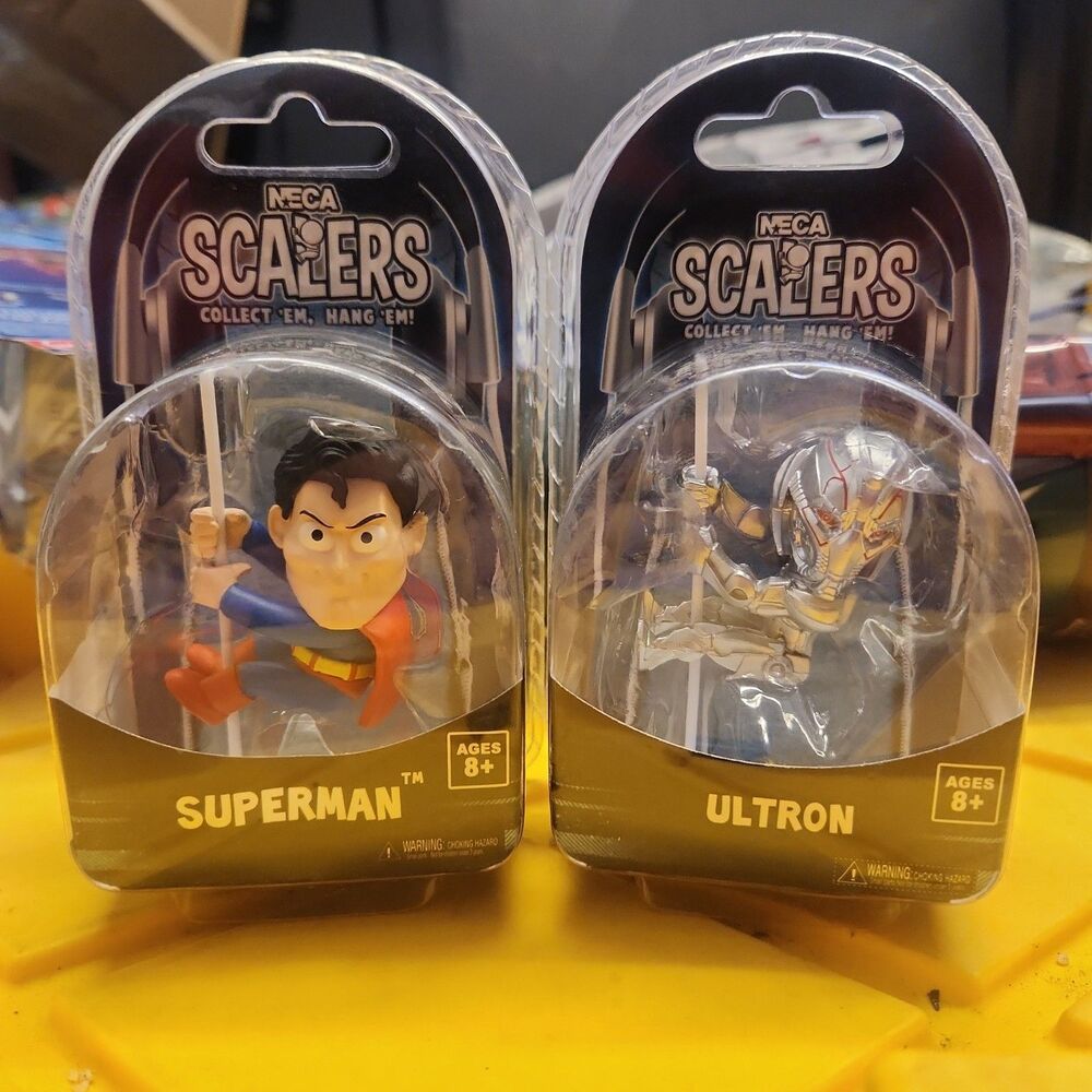 Lot Of 2 Scalers By NECA 2 Inch Mini Figure DC Comics